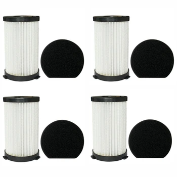 4X Сменных моющихся Hepa-фильтра и губки Для Moosoo D600 D601, запасные аксессуары для пылесоса со шнуровой ручкой