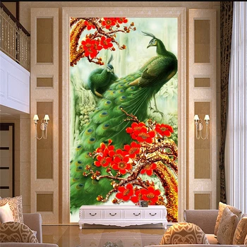 beibehang 3d стереоскопические обои Большая фреска Ретро обои зеленое дерево ТВ фон гостиная спальня де парэ