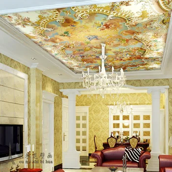 beibehang Простая и современная мода, эстетическая индивидуальность, обои для спальни, большая гостиная, фон для потолка, настенная роспись