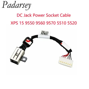 Pardarsey Замена Ноутбука DC Jack Кабель Питания Для Dell XPS 15 9550 9560 9570 P56F M5510 M5520 DC30100X200