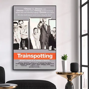 WM3262 Trainspotting Классический фильм HD Плакат из шелковой Ткани Художественный декор для помещений Картина подарок