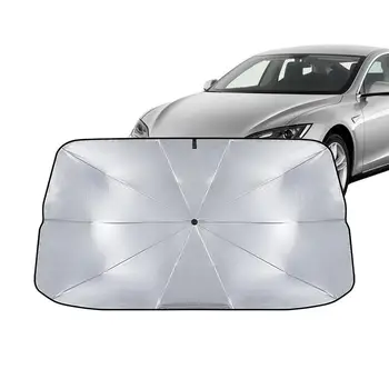 Автомобильный солнцезащитный козырек, зонт, сгибаемый и вращающийся, солнцезащитные чехлы на переднее стекло, солнцезащитный козырек для автомобиля, аксессуары для защиты от солнца