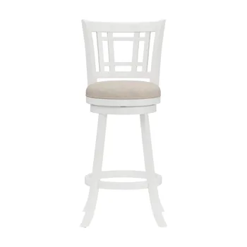 Барный стул Hillsdale Furniture с Поворотным механизмом, Белый