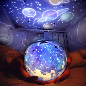 Галактика, звездный проектор, Вселенная, Звездная ночная лампа, Креативный волшебный дом, Планетарий, подарок, Вселенная, светодиодная вращающаяся лампа, Детский подарок