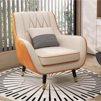 Дизайнерские стулья для гостиной, Складные Кожаные Стулья для гостиной, Современная скандинавская мебель Sedie Da Soggiorno Для Спальни