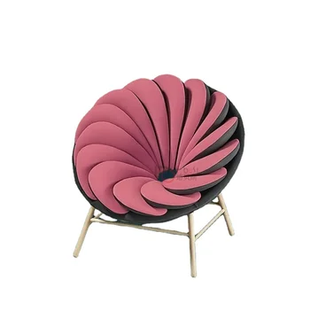 Дизайнерское кресло специальной формы, кресло-лепесток, Индивидуальное Кресло для отдыха, Креативный Современный диван, Модный стул