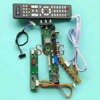Дисплей DVB Плата цифрового контроллера для LP141XA LP141XB LP141X10 HDMI-Совместимый VGA AV RF 14,1 