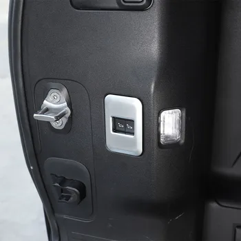 Для Land Rover Defender 90 110 2020-2022 ABS Хромированная кнопка регулировки высоты багажного отделения автомобиля, декоративная наклейка, автомобильные аксессуары