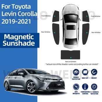 Для Toyota Levin Corolla 2019-2021 Оконный Щит С Магнитной Сеткой, Затемняющий Солнцезащитный Козырек, Автомобильный Солнцезащитный Козырек, Специальная Занавеска, Внутренняя крышка