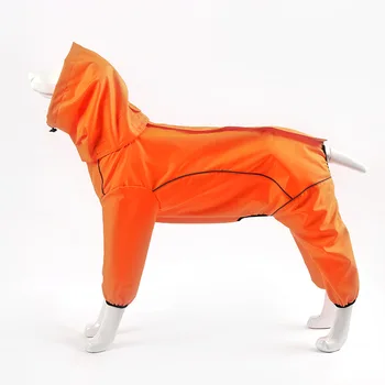 Дождевик Для домашних животных, Четвероногая Водонепроницаемая Одежда Для собак 