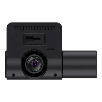 Камера приборной панели 3-Канальная с Поворотом на 360 градусов, Фронтальная камера с IPS Экраном 1080p 2,4 дюйма, Камера ночного видения, 170-Широкоугольная запись