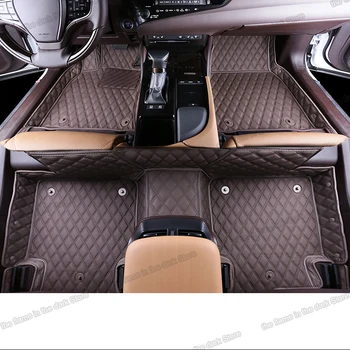 кожаный автомобильный коврик для Lexus es 200 2018 2019 2020 2021 2022 300h 300 аксессуары для укладки интерьера автомобиля гибридное топливо