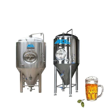 Коммерческое оборудование для пивоварения конического ферментера из нержавеющей стали 400л 500л 600л 800л 1000л оборудование для брожения пивоварни micro beer