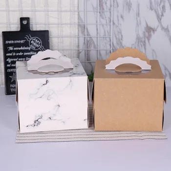 Контейнер картонные коробки для упаковки тортов, сумочка, оптовая упаковка для украшения мероприятия, маленькие коробки для конфет, заказ по почте, крещение