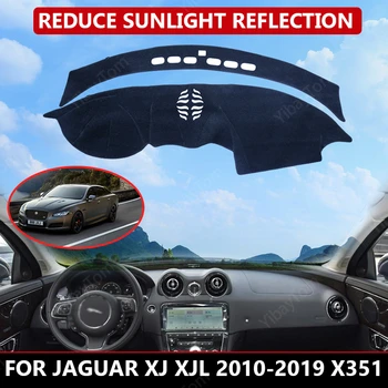 Крышка приборной панели Автомобиля для Jaguar XJ XJL 2010-2019 X351 Коврик Протектор Солнцезащитный Козырек Dashmat Доска Коврик Авто Ковер