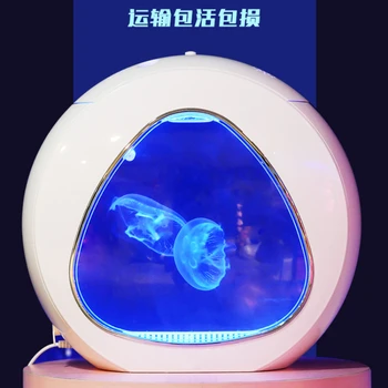 Мини-аквариум с медузами начального уровня, живая красная луна, морская луна, живые медузы, специальный настольный аквариум для просмотра