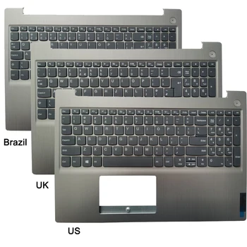 Новая клавиатура на французском/Бразильском/британском/американском языках Для Lenovo IdeaPad 3 15ADA05 3-15ARE05 15IML05 15IIL05 15IGL05 С подставкой для рук В верхнем корпусе