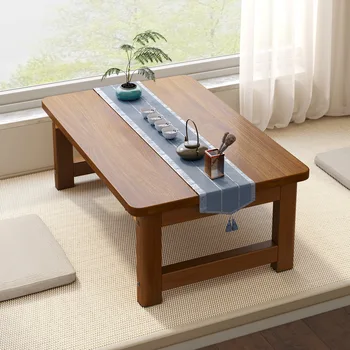 Официальный новый складной журнальный столик Aoliviya с эркером, гостиная, Маленькая квартира, Маленький столик из массива дерева, чайный столик