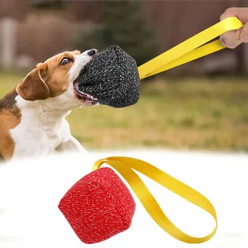 Подушка для укуса домашних животных, для грызения и прорезывания зубов, интерактивная тренировка собаки 