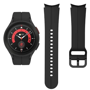Ремешок Для Samsung Galaxy Watch 5/4 44 мм 40 мм/4 классический 46 мм 42 мм Силиконовый Спортивный браслет smartwatch Galaxy Watch 5 pro 45 мм ремешок