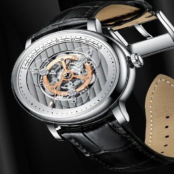 Роскошные Автоматические часы, Мужские механические наручные часы, 41 мм Модифицированный механизм Miyota, Водонепроницаемые часы из нержавеющей Стали, HAEMMER 2023