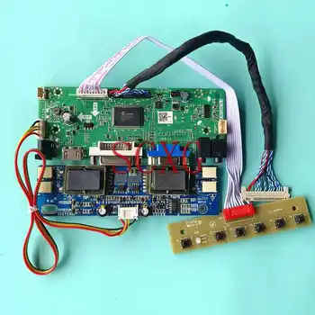 Светодиодный ЖК-дисплей Матричная плата контроллера Подходит для LM215WF1 LM215WF2 VGA DVI HDMI-Совместимый 21,5 
