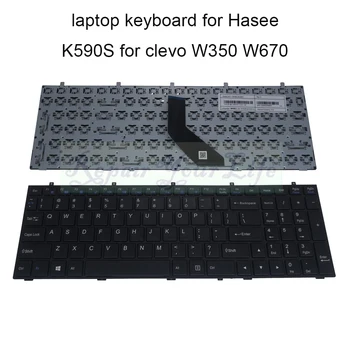 Сменные клавиатуры из США для Hasee K590S K660E для Clevo W350 ET SK W370 W670 Английский 6 80 W6701 010 1G черная рамка клавиатуры новая