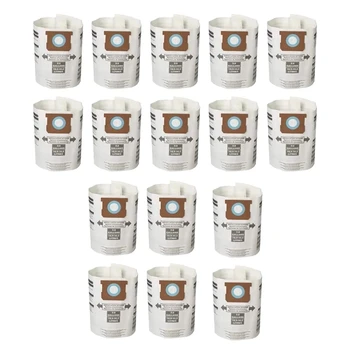Сменные Пылесборники на 16 упаковок объемом 5-8 галлонов Для Цеховых Пылесосов, Пылесборники E-Типа 9066100, 90661, 906-61