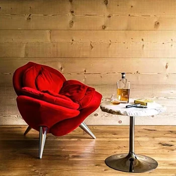 современные и модные диванные кресла, простые и повседневные кресла для одного человека, легкая роскошь и креативный интернет-магазин лепестков красной розы