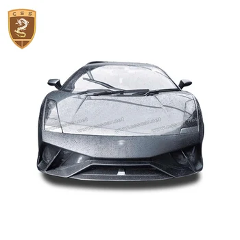 Чехол для Спойлера Переднего Бампера из Углеродного волокна/FRP для Lamborghini Gallardo Coupe Convertible LP550 LP560 LP570 08-12