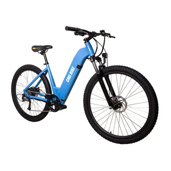 Электрический Горный велосипед Для взрослых, Велосипед для бега по пересеченной местности С рамой из алюминиевого сплава, передними и задними двойными дисковыми тормозами